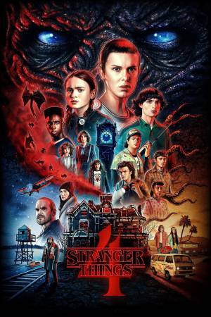 Stranger Things (2022) WebRip Season 4 [Hindi + Tamil + Telugu + English] 480p 720p ESub - Complete